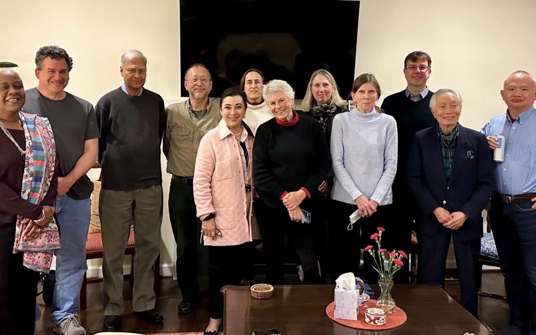 Washington Chapter members attended a cocktail party